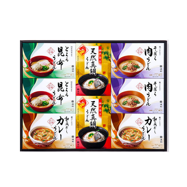 【お歳暮熨斗】奈良 「池利」 具材で楽しむ手延三輪うどん詰合せ