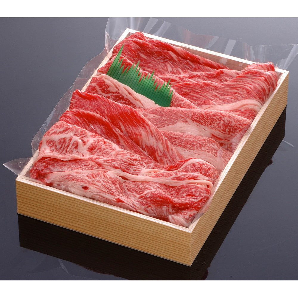 三重「霜ふり本舗」松阪牛すきやき ロース・肩ロース700g、牛脂付