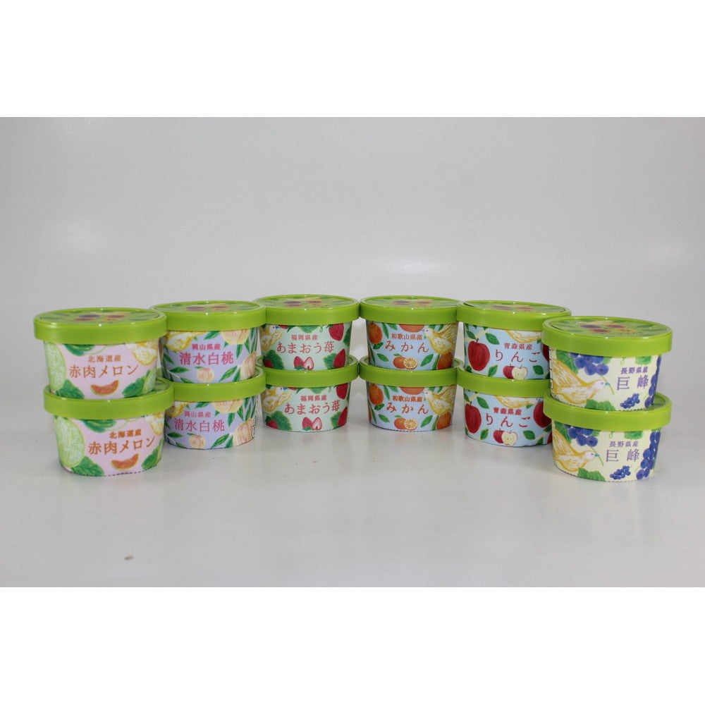 果実の便り 国産フルーツアイス物語6種詰め合わせ【各2個 計12個入】