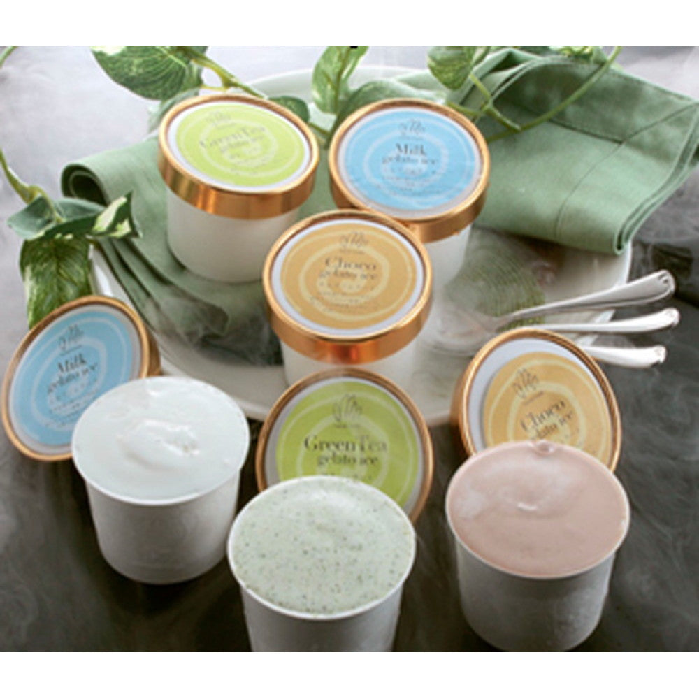 長崎 山中牧場の純生クラウンジェラートセット12個【3種 x 各4個】