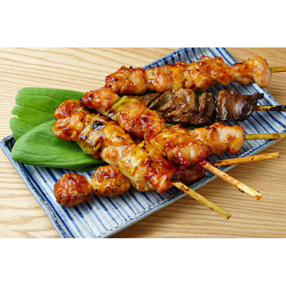 国産焼鳥盛り合わせ(タレ付加熱済タイプ)1パック【4種 計10本】