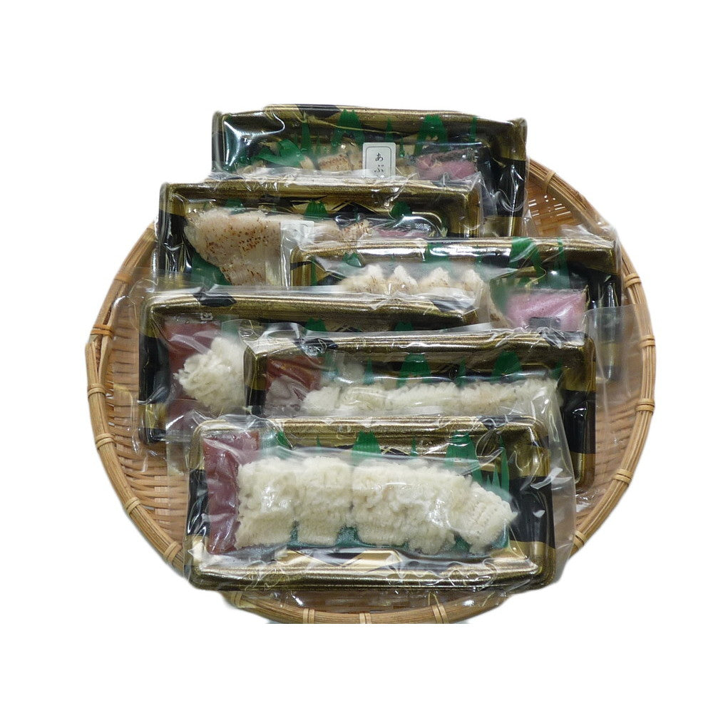 徳島 「吟月」 天然はも湯引きと炙り詰合せ計300g【はも湯引き150g(梅肉付)・あぶり鱧150g(梅塩付)】