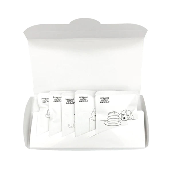 innocent coffee デカフェ絵柄ドリップコーヒー犬5pcギフトセット
