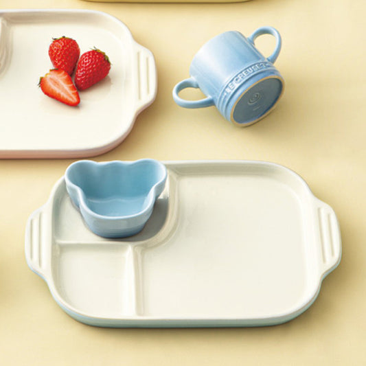 【ギフトカード】ル・クルーゼ プレート＆ラムカン＆マグ コースタルブルー