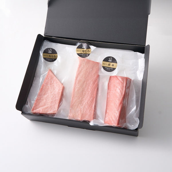 【お歳暮熨斗】うみのファーム　本まぐろ刺身用柵セット