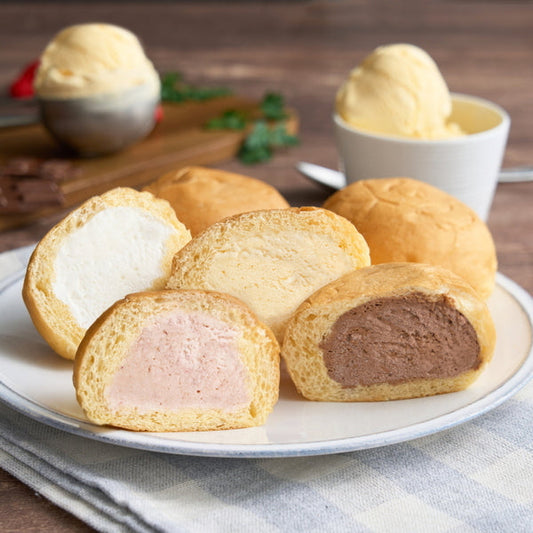 【お歳暮熨斗】八天堂　まるでアイスなくりーむパン　６個