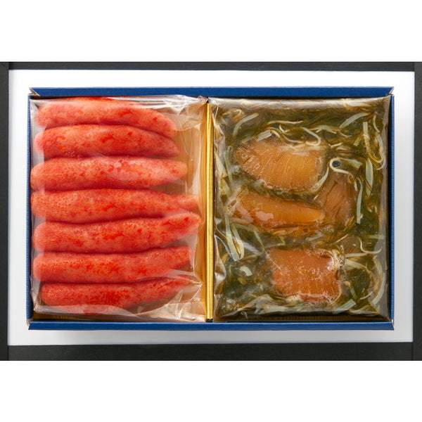 【お歳暮熨斗】博多紀久屋　無着色辛子明太子・数の子松前セット