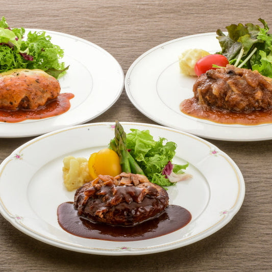 【お歳暮熨斗】米沢牛黄木　米沢牛入りハンバーグセット