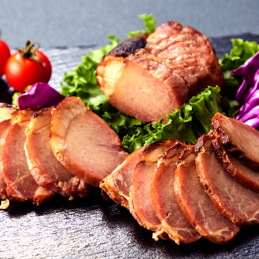 【お歳暮熨斗】マイスター山野井　炭焼き焼豚二種セット