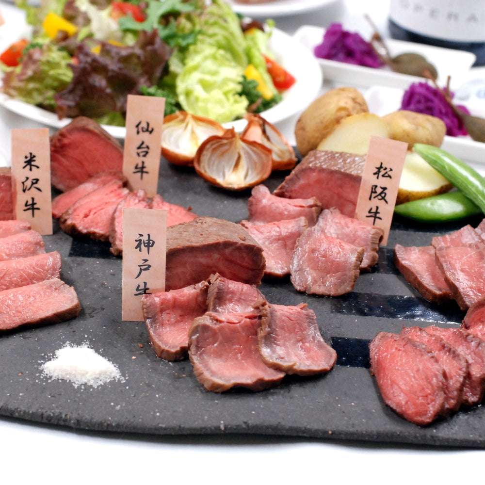 【ギフトカード】ブランド和牛６種食べくらべローストビーフ（神戸牛・松阪牛・近江牛・米沢牛・仙台牛・宮崎牛）