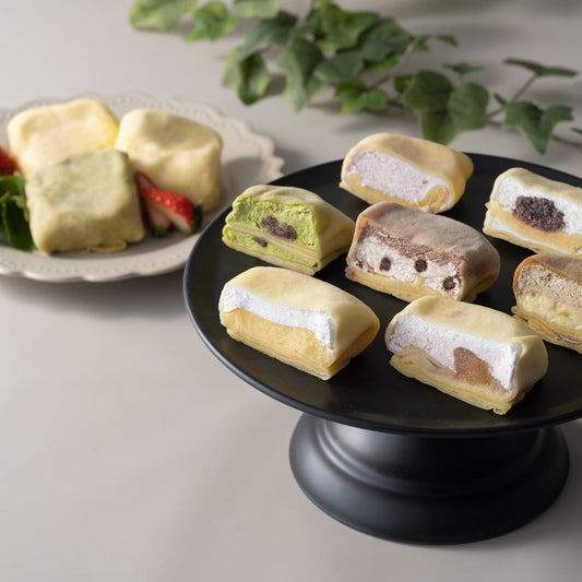 【ギフトカード】創業70余年 「和田又」　7種の手包みもちっとクレープ　10個