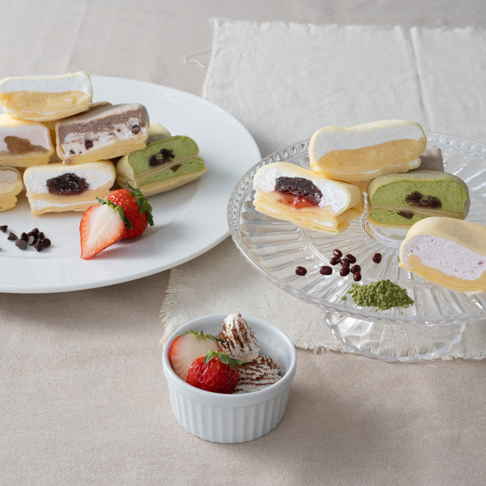 【ギフトカード】創業70余年 「和田又」　7種の手包みもちっとクレープ　10個