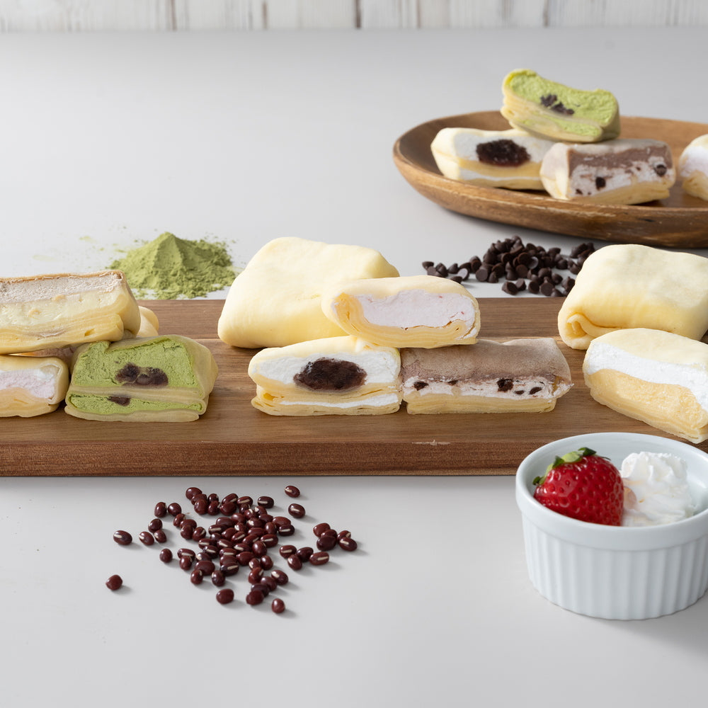 【ギフトカード】創業70余年 「和田又」　7種の手包みもちっとクレープ　10個