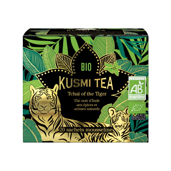 KUSMI TEA チャイ オブ ザ タイガー 20ティーバッグ 2個セット