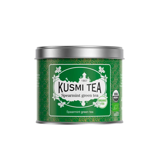 KUSMI TEA グリーンスペアミント 100g缶