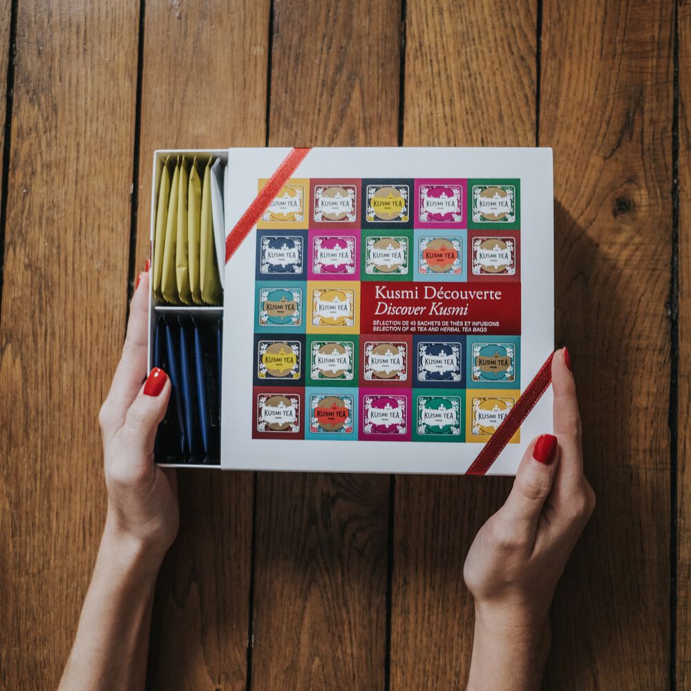 【ギフトカード】KUSMI TEA（クスミティー）ギフトアソートメント ティーバッグ45枚入り