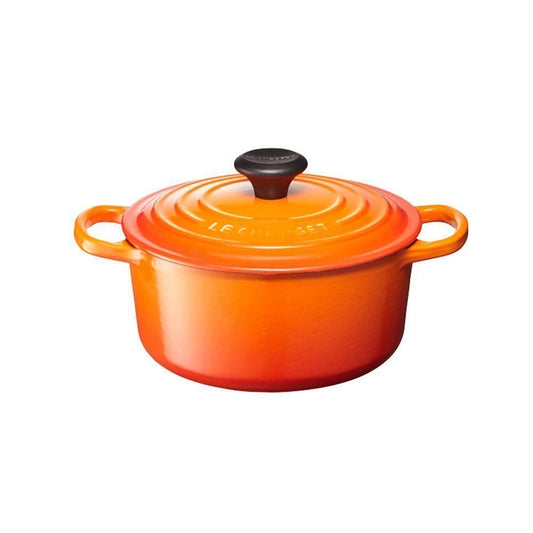 【ギフトカード】ル・クルーゼ シグニチャーココット・ロンド　18cm(オレンジ)