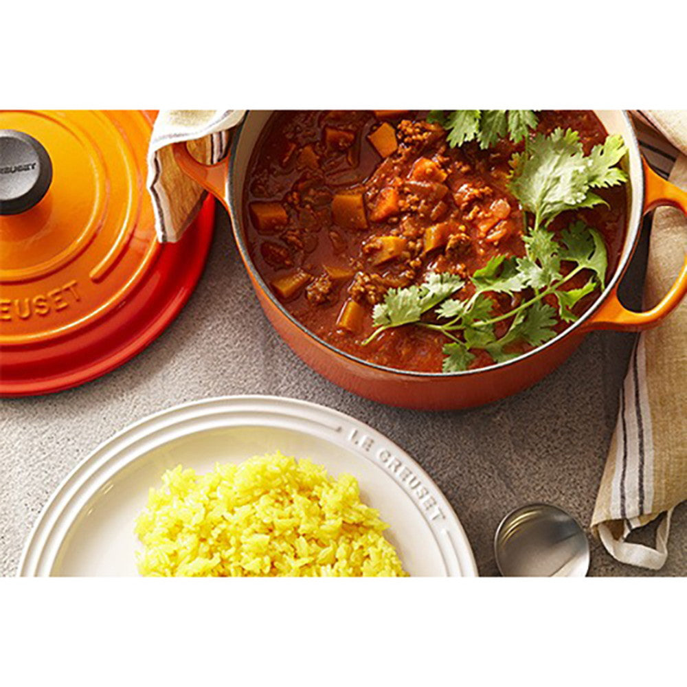 【ギフトカード】ル・クルーゼ シグニチャーココット・ロンド　22cm　(オレンジ)