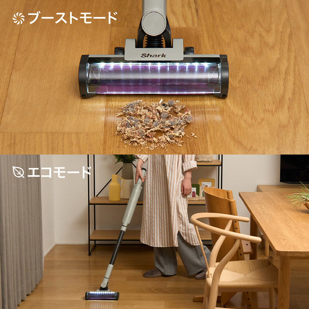 【ギフトカード】SHARK（シャーク） EVOPOWER SYSTEM NEO II+ コードレススティッククリーナー LC501Jアルミニウムグレー