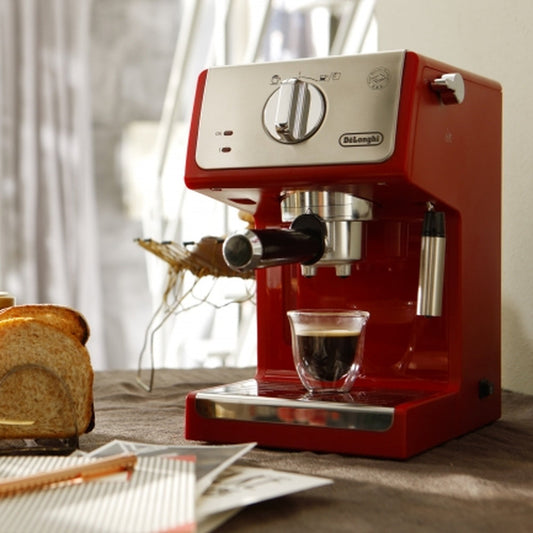 【ギフトカード】デロンギ アクティブ エスプレッソ・カプチーノメーカー パッション レッド