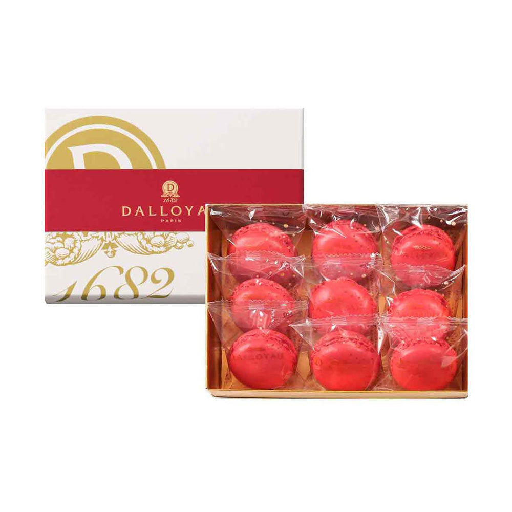 【ギフトカード】1802年パリ創業　ダロワイヨ　あまおうのマカロン 9個