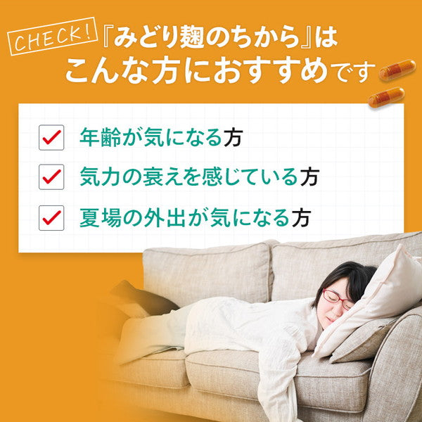 ユーグレナ みどり麹のちから120粒(6袋)