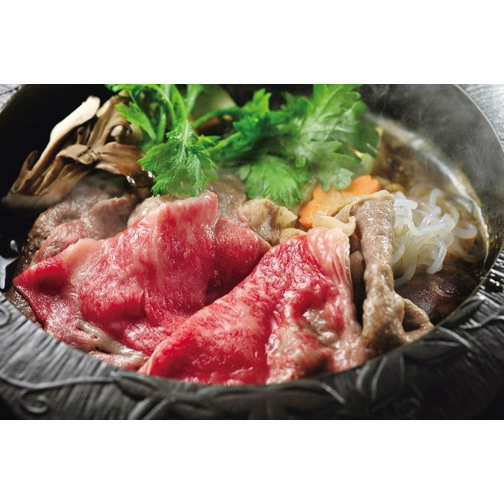 山形　創業大正12年「米沢牛 黄木」　米沢牛モモすき焼用　モモ220g