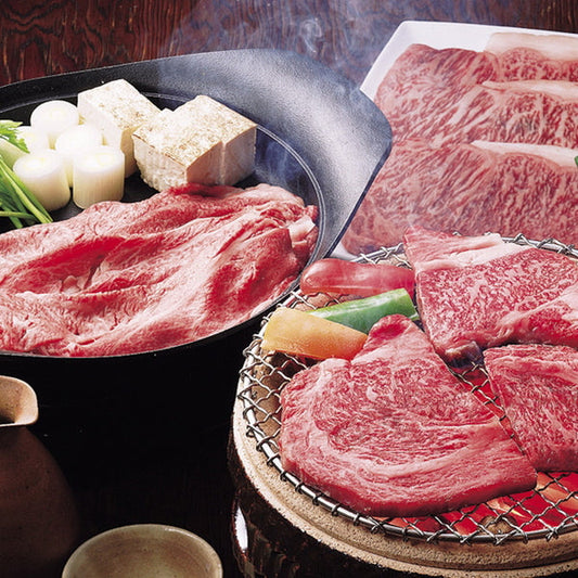 滋賀 「徳志満」 近江牛すき焼しゃぶしゃぶ用・ステーキ(合計1.1kg)