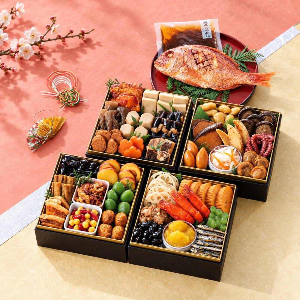 カモ井　和風おせちセット飛翔【33品】