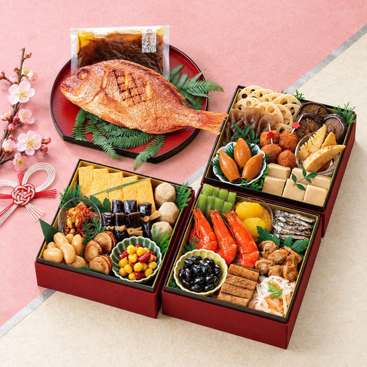 カモ井　和風おせちセット五葉【23品】
