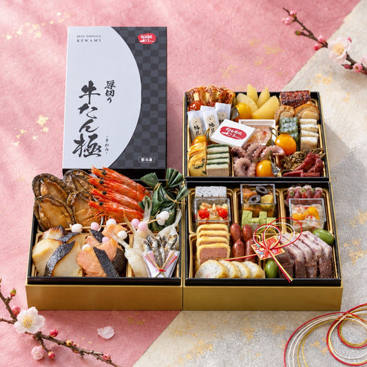利久 和洋おせち三段重（39品+牛たん極付）【39品】