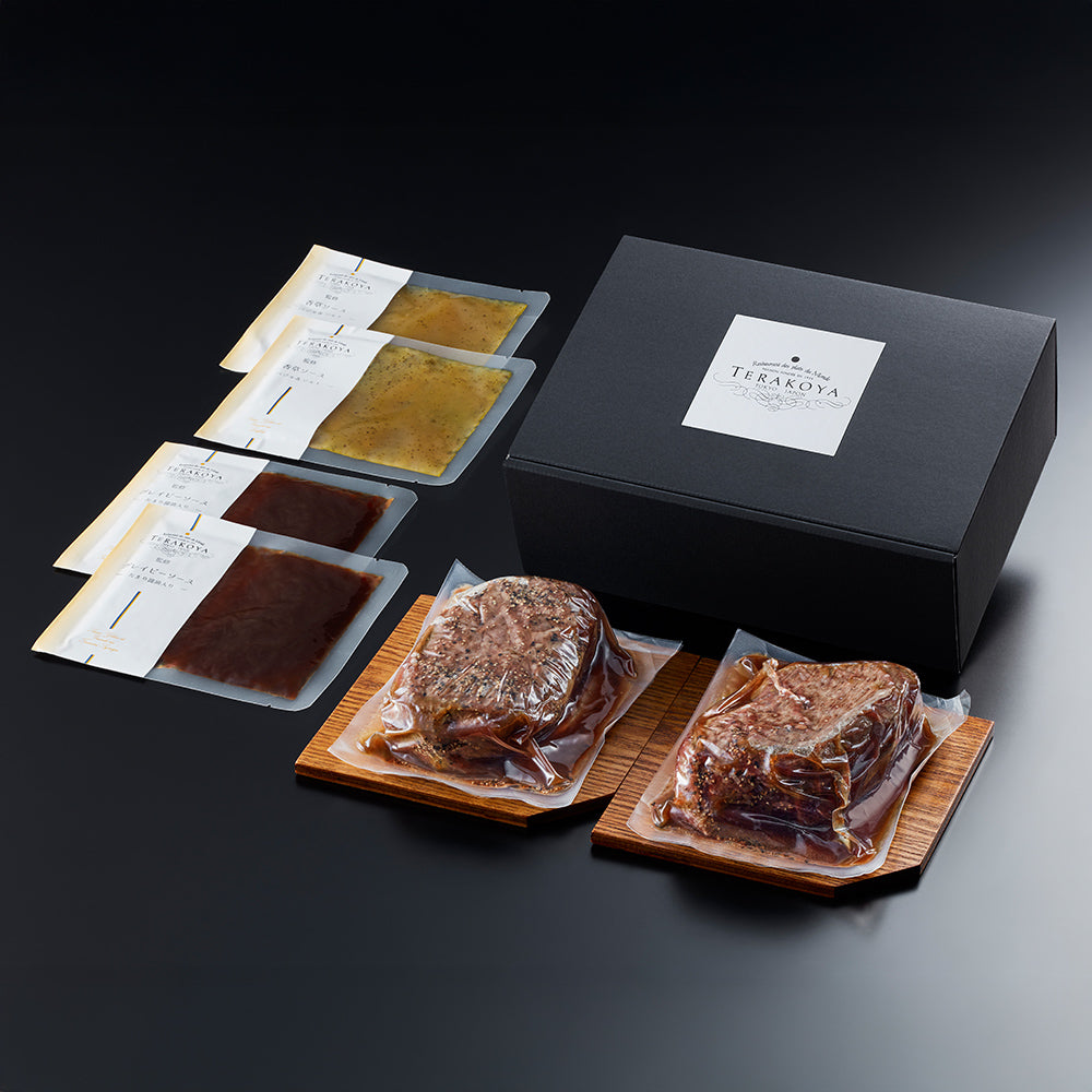 【ギフトカード】東京小金井「TERAKOYA」監修 2種のソースで味わうローストビーフ300g(2セット)