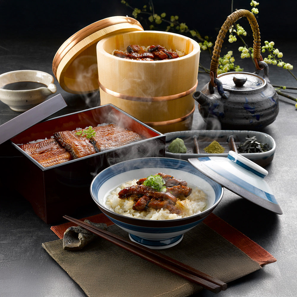 【ギフトカード】うなぎ割烹 「一愼」 蒲焼と一愼ひつまぶしセット