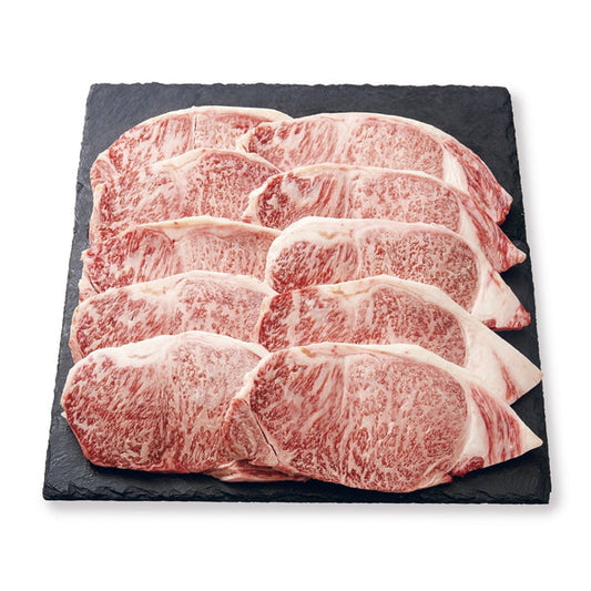 ミヤチク国産黒毛和牛 ステーキ用（ロース180g×10枚）