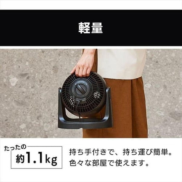 アイリスオーヤマ サーキュレーター 8畳 固定 マカロン型 (ホワイト)