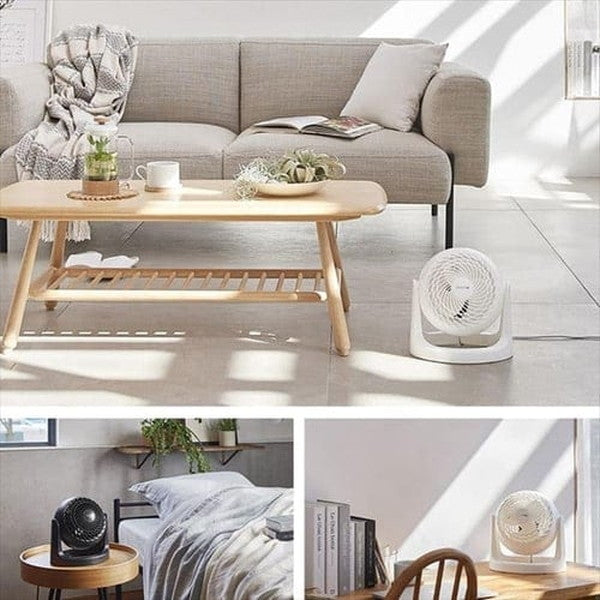 アイリスオーヤマ サーキュレーター 8畳 固定 マカロン型 (ホワイト)