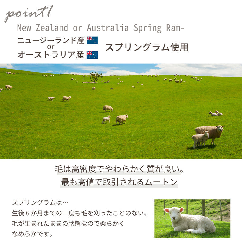 洗える 短毛 ムートンラグ 1匹サイズ オリーブ