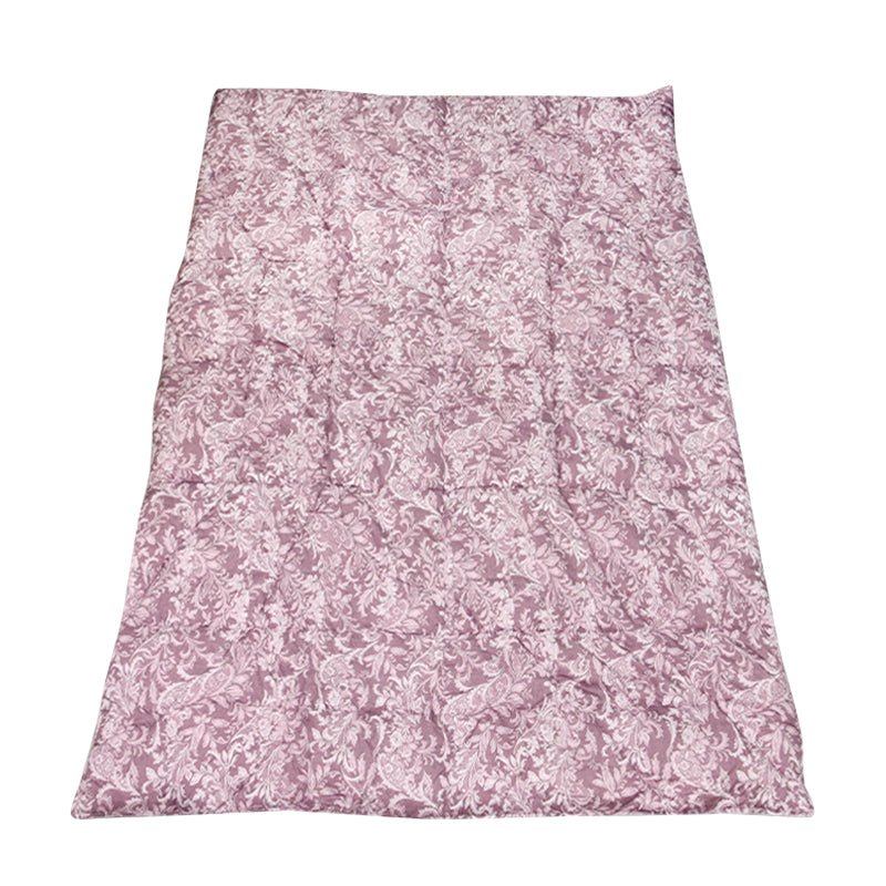 丸八真綿　2層式ウルトラライト保温合繊掛け布団　シングル　ピンク