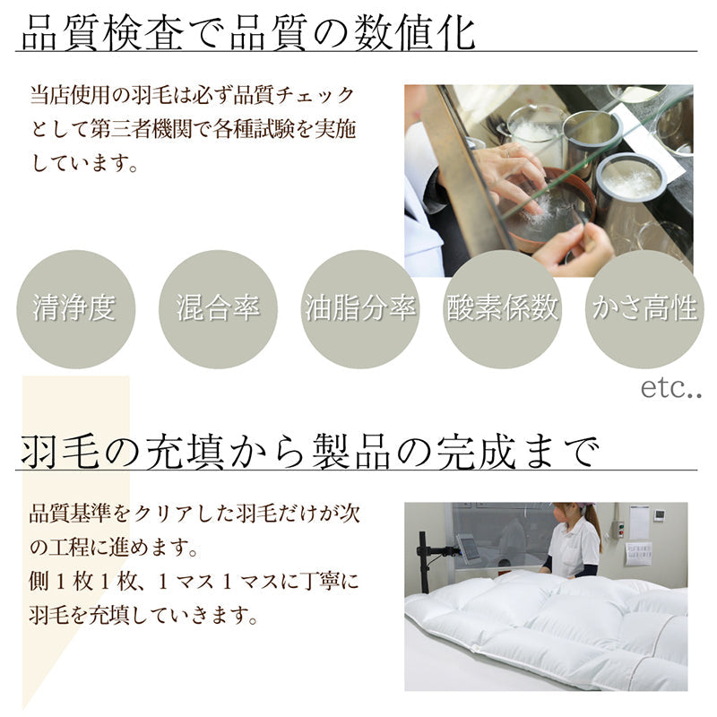 丸八真綿　ミライクルダウン羽毛掛布団70% 防ダニ加工 シングル ブルー