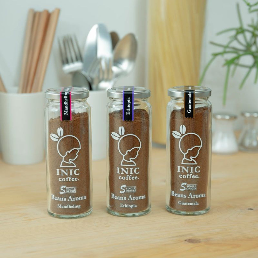 【ギフトカード】INIC coffee　ドリップドコーヒーパウダー　ビーンズアロマ　スペシャルボックス 001(55gx３本)