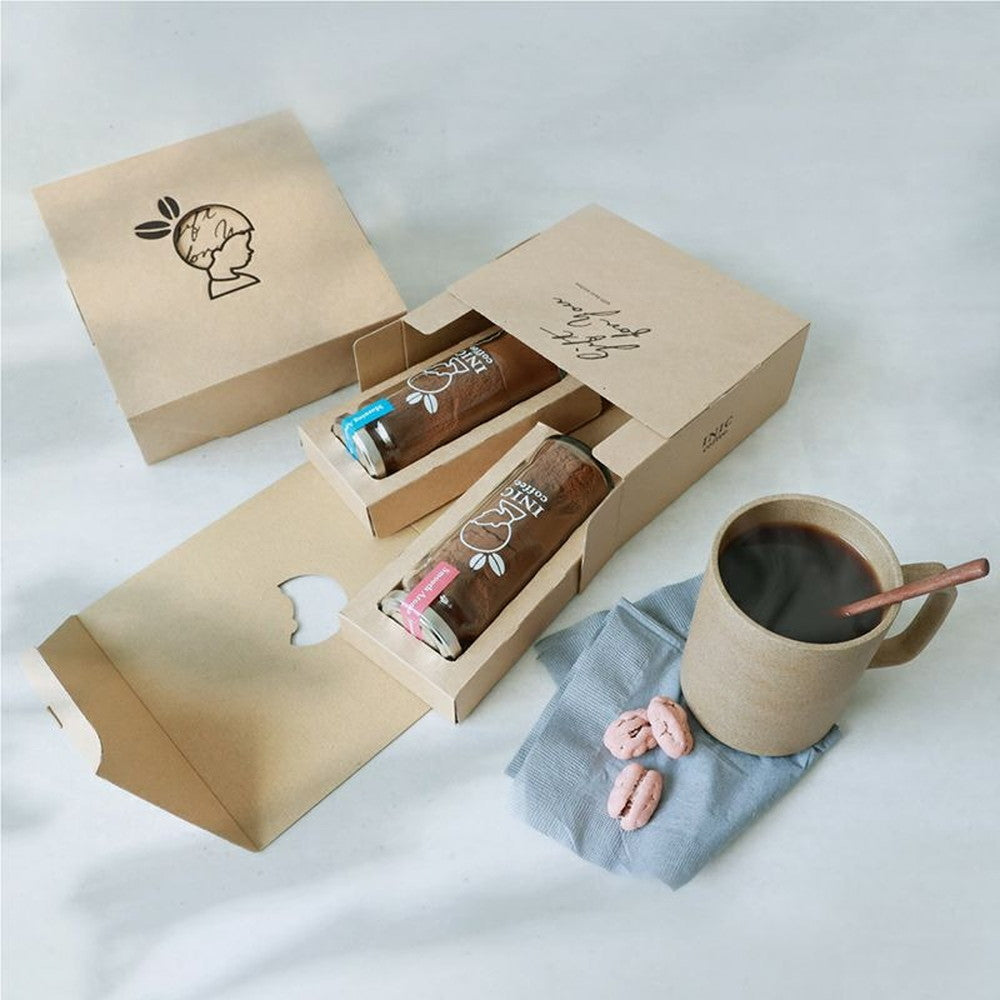 【ギフトカード】INIC coffee　ドリップドコーヒーパウダー 定番2種飲み比べ　ボトルセット（スムースアロマ・モーニングアロマ）