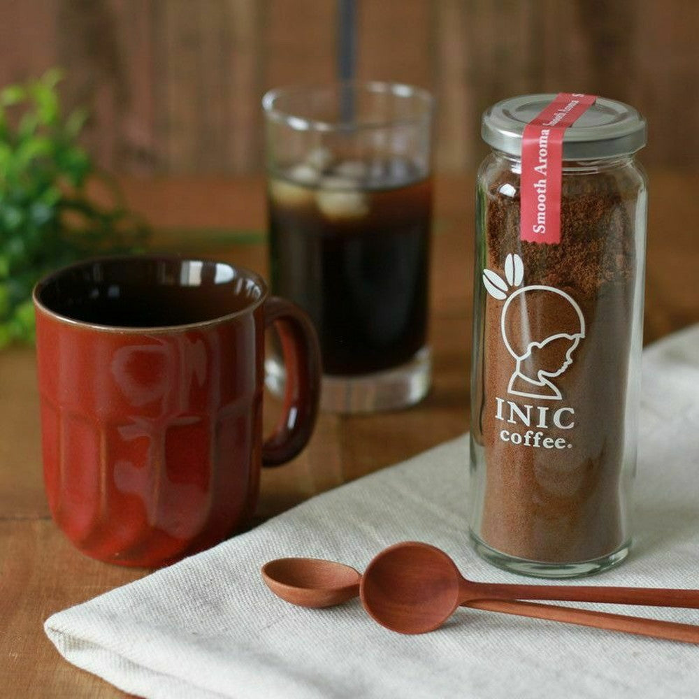 【ギフトカード】INIC coffee　ドリップドコーヒーパウダー 定番2種飲み比べ　ボトルセット（スムースアロマ・モーニングアロマ）