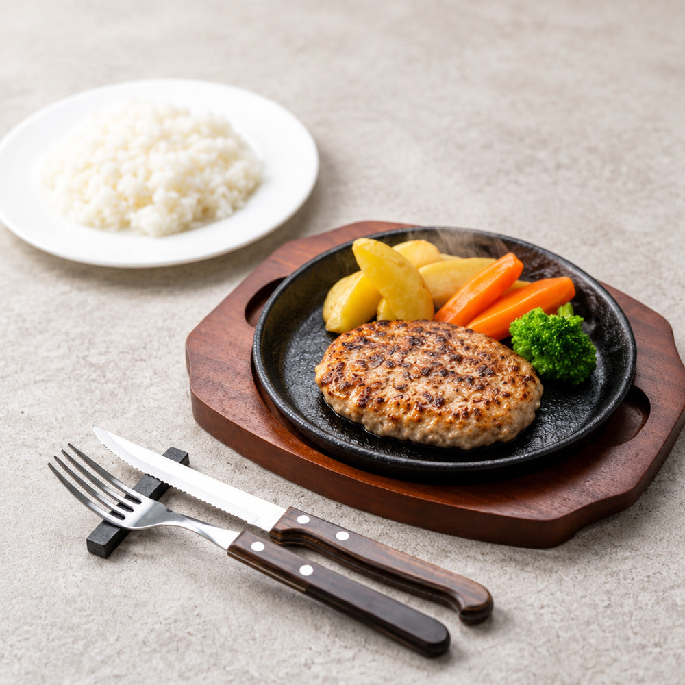 レンジで簡単！直火焼きビーフ＆ポークハンバーグ【20個】