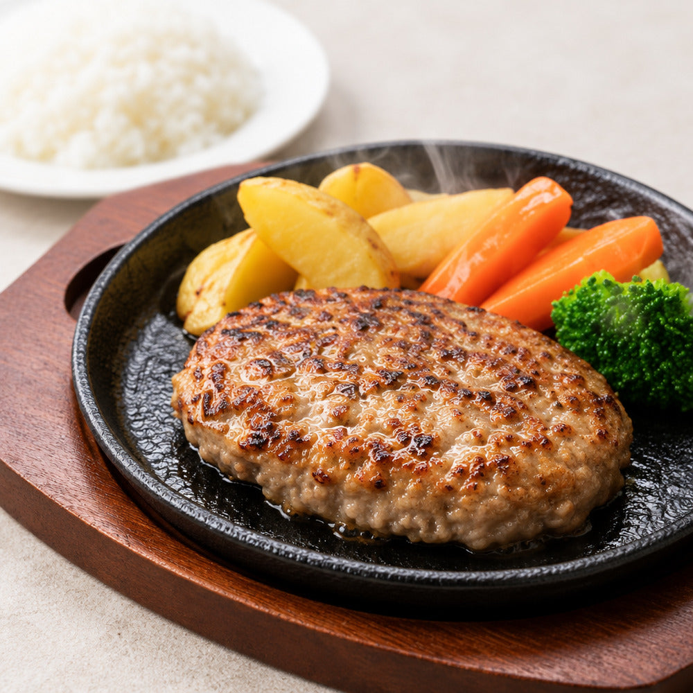 レンジで簡単！直火焼きビーフ＆ポークハンバーグ【20個】
