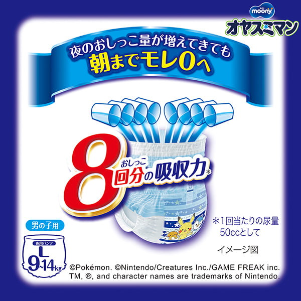 オヤスミマン 男の子 L 30枚(4袋)