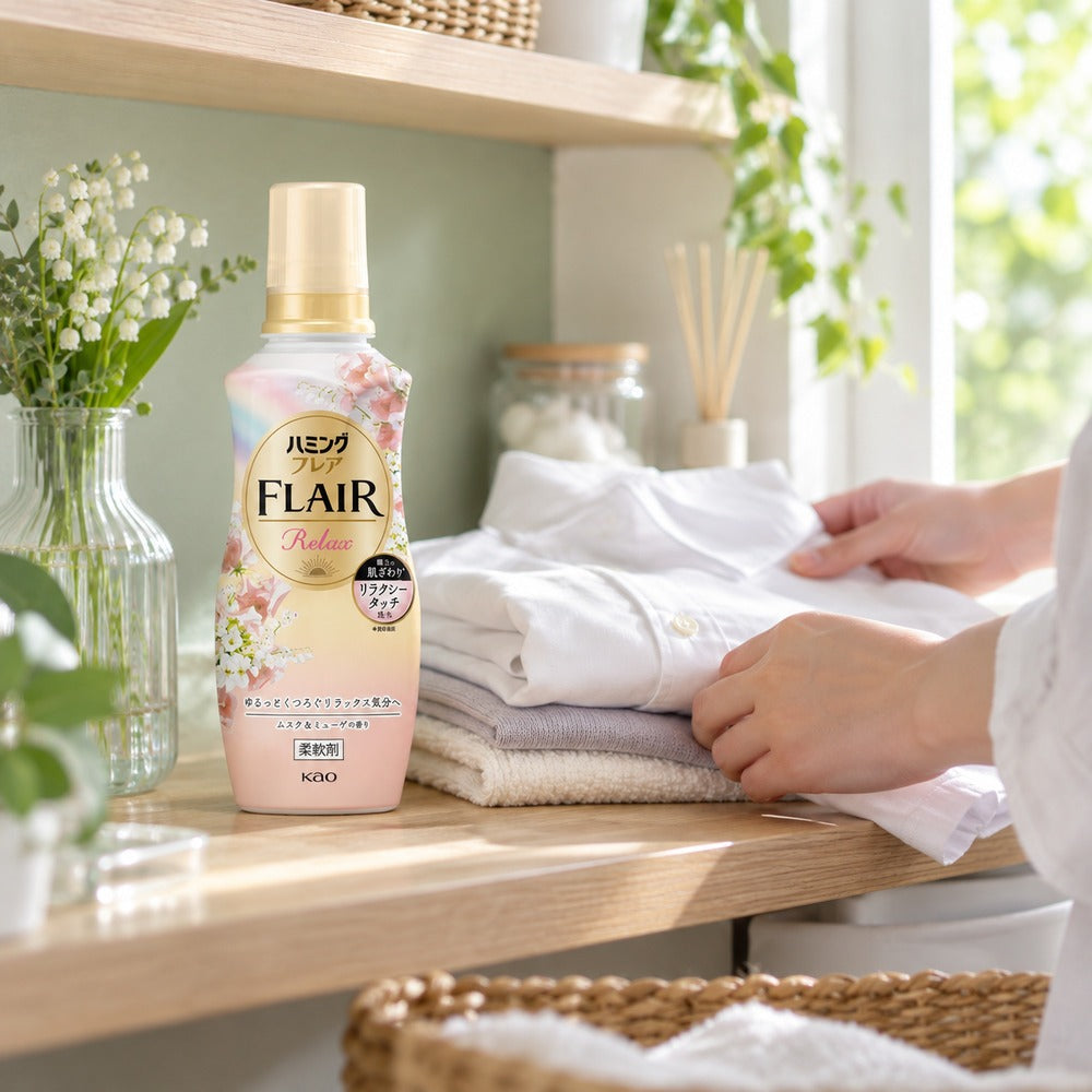 ハミングフレア　リラックス　ムスク＆ミューゲの香り　本体　510ml【16個】