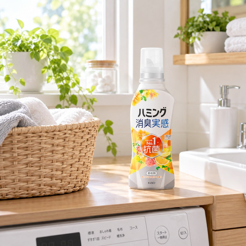 ハミング　消臭実感　オレンジ＆フラワーの香り　本体　510ml【24個】