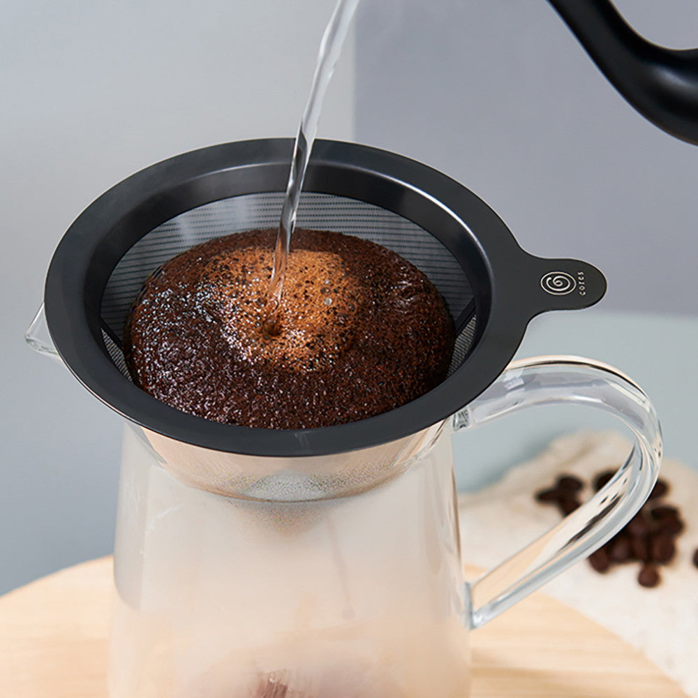 【ギフトカード】Cores(コレス) チタンコーンフィルター＆サーバー グレー