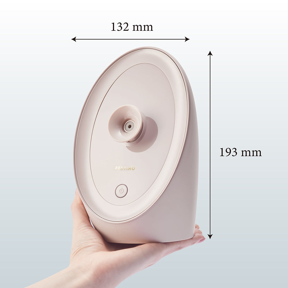 【ギフトカード】FESTINO(フェスティノ) フェイシャル アロマ ナノスチーマー ホワイト