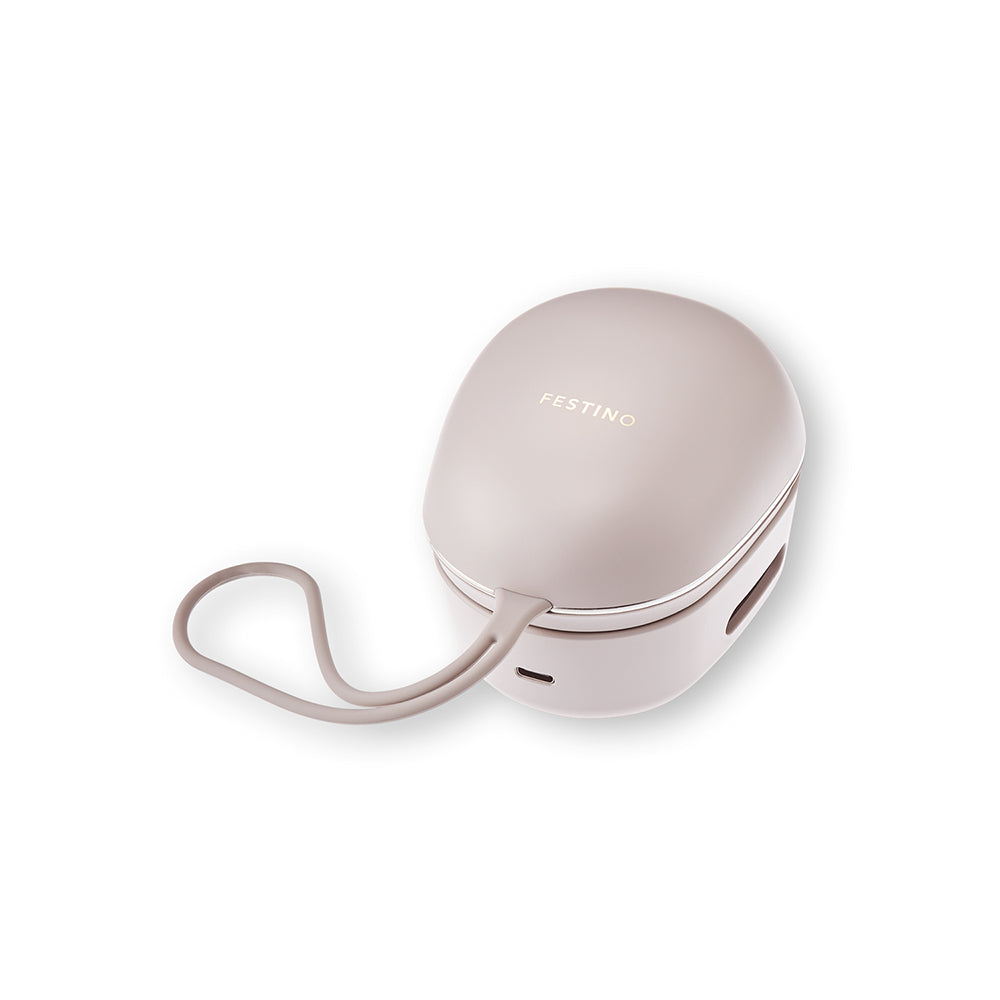 【ギフトカード】FESTINO(フェスティノ) 充電式 EMSヘッドスパ ミニ サンドベージュ